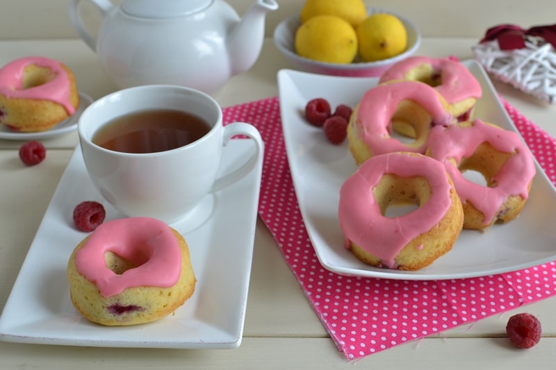 Ciambelline ai lamponi