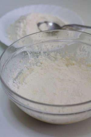 Treccia russa: lasciar lievitare il composto