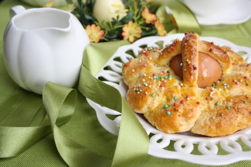 Cestino di Pasqua all’uovo