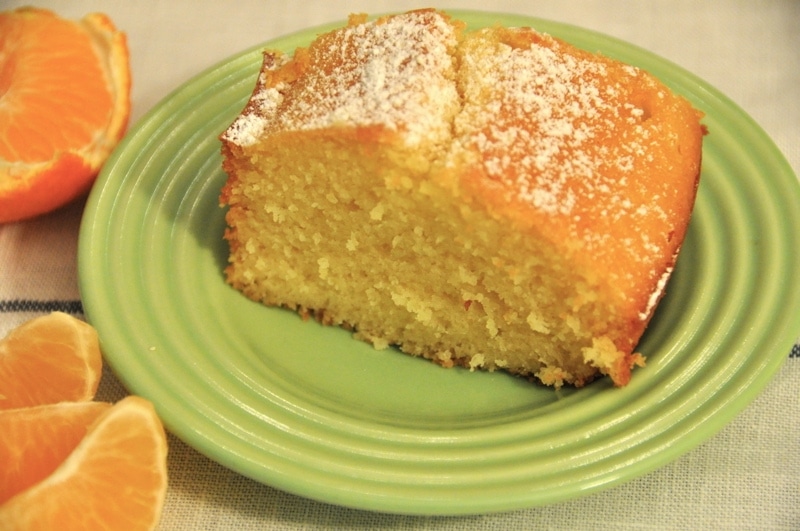 Ciambella marzapane e clementine