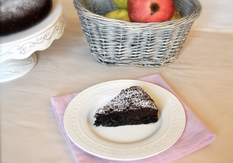 Torta al doppio cioccolato e prugne “Torte Soffici”