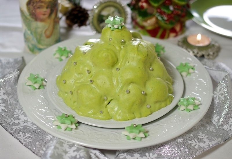 Bignè delle feste al pistacchio