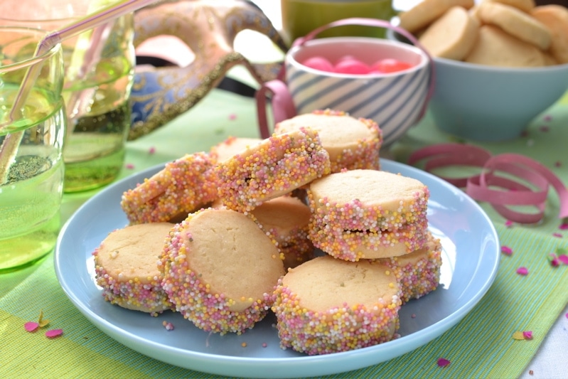 Biscotti multicolore