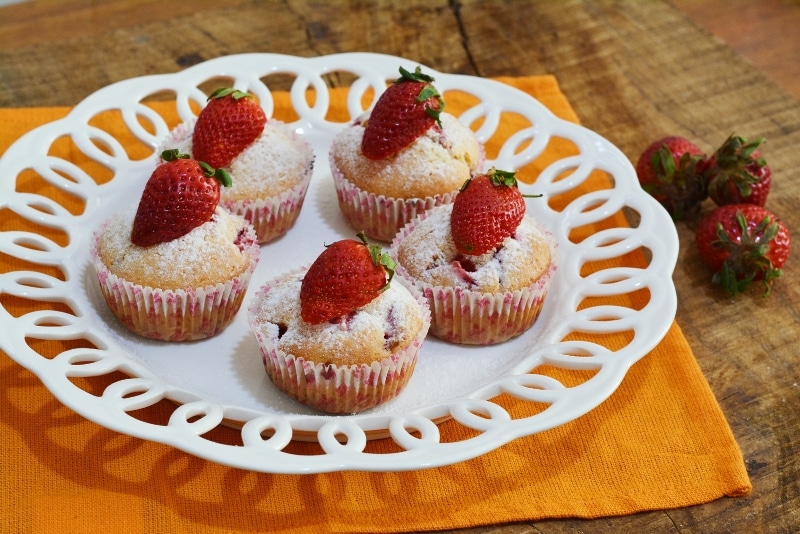 Muffin alle fragole