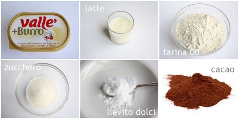 Torta zebrata senza uova: gli ingredienti