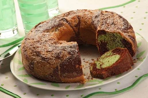 Torta variegata al cacao e menta “Torta soffice”