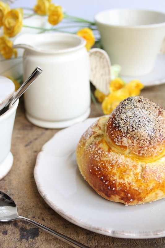 La brioche con il tuppo