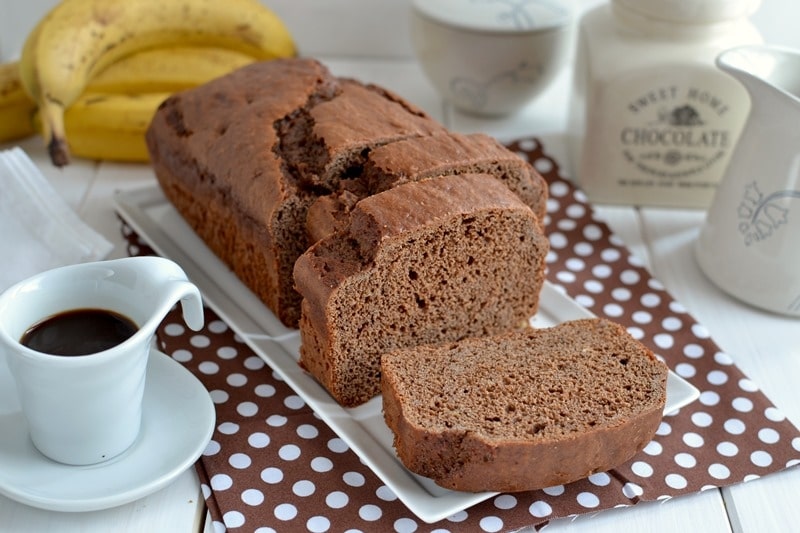 Plumcake banana e cioccolato