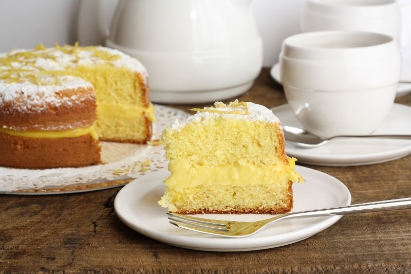 Torta al limone senza burro