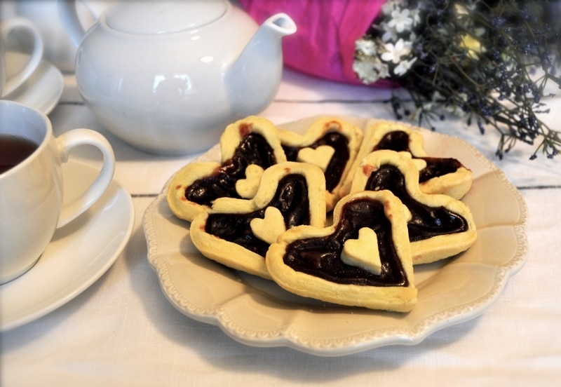 Crostatine doppio cuore