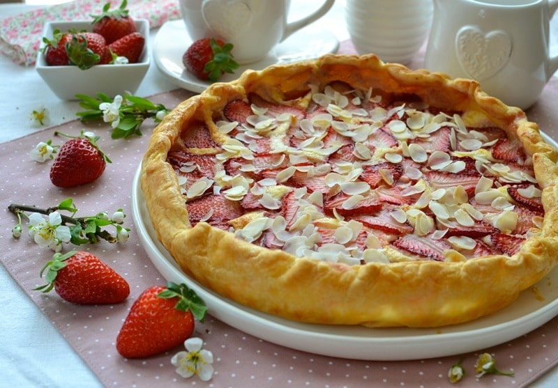 Sfoglia ricotta e fragole