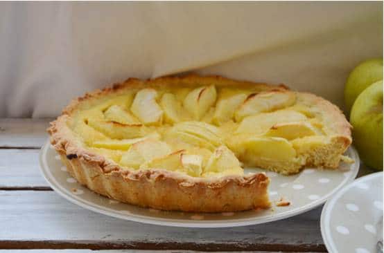Crostata di Mele alla Crème Brulée