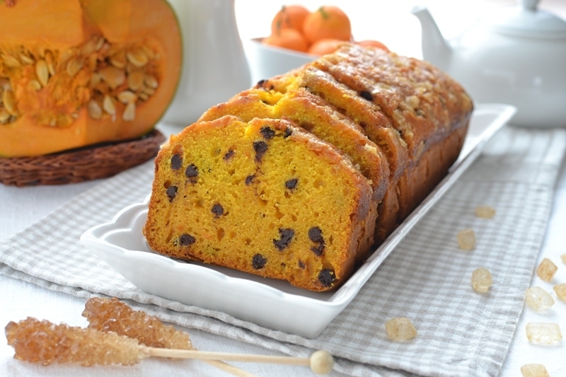 Plumcake zucca e cioccolato