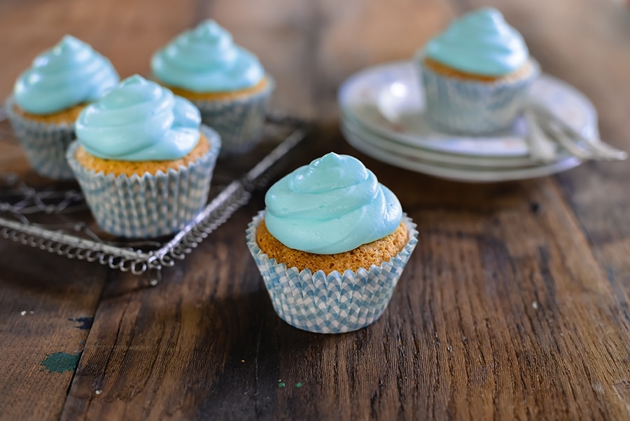 Cupcake azzurri