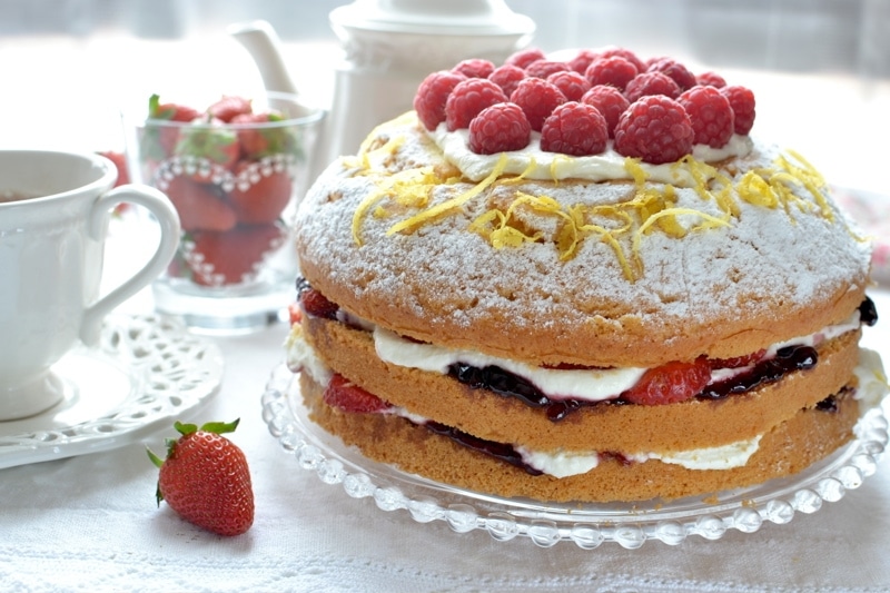 Torta ai frutti rossi