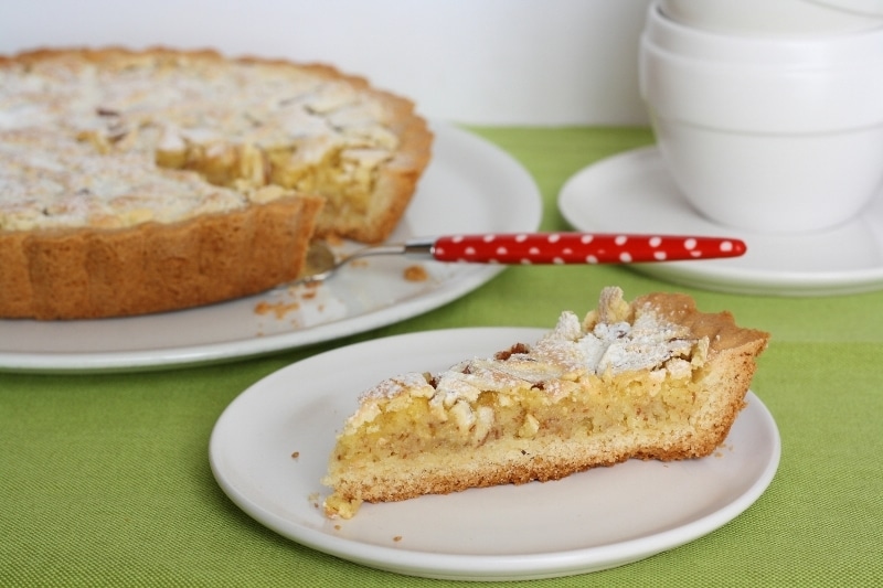 Crostata al limone e mandorle