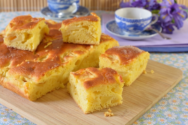 Focaccia di mele soffice