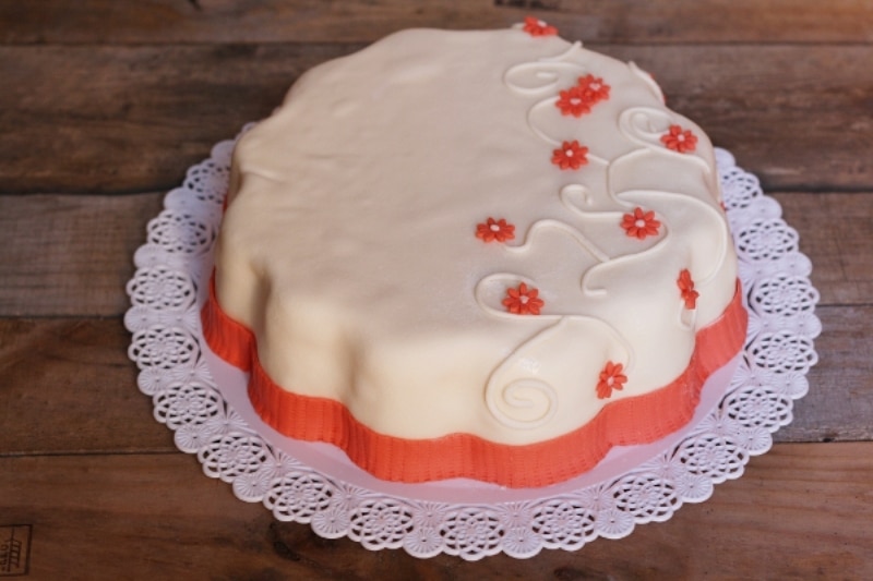 Wedding cake a fiore