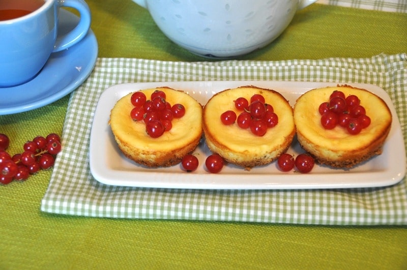 Mini cheesecake al forno