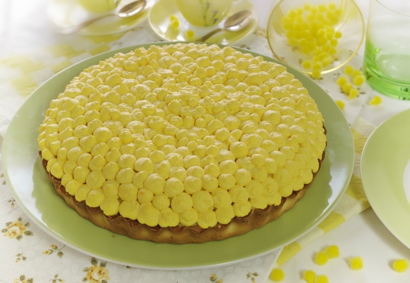 Crostata mimosa al lime