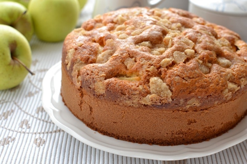 Torta di mele allo sciroppo d’acero