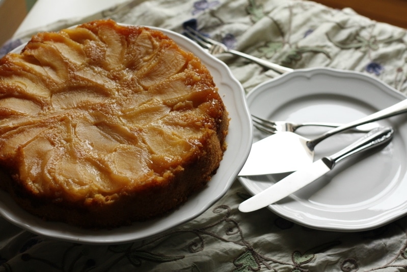 Torta di mele al caramello