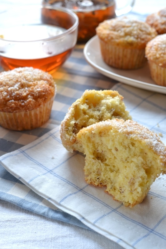 Muffins cocco e banane