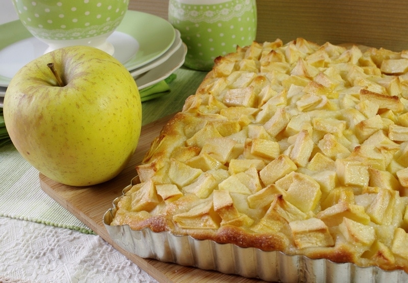 Focaccia dolce di mele