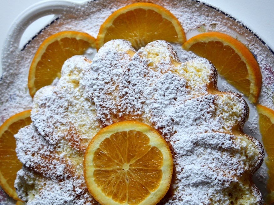 Torta soffice alle arance