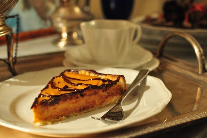 Crostata con crema di zucca e ricotta: assaggiare la torta