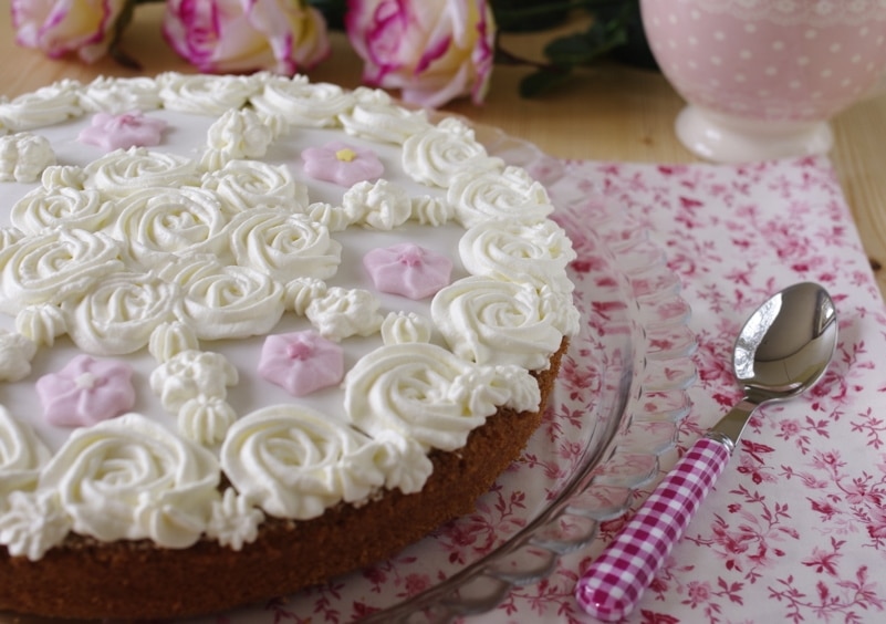 Torta al caffè amaretto e panna… per un amore di mamma