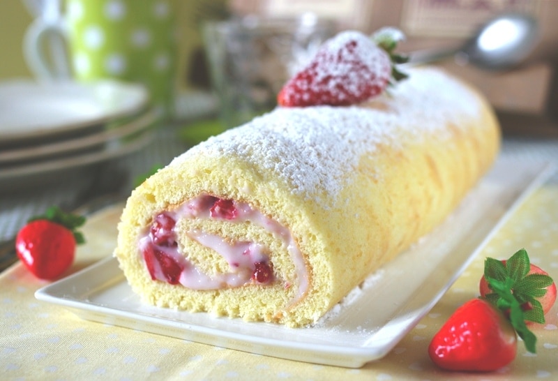 Rotolo alle fragole ”Fior di fragola”