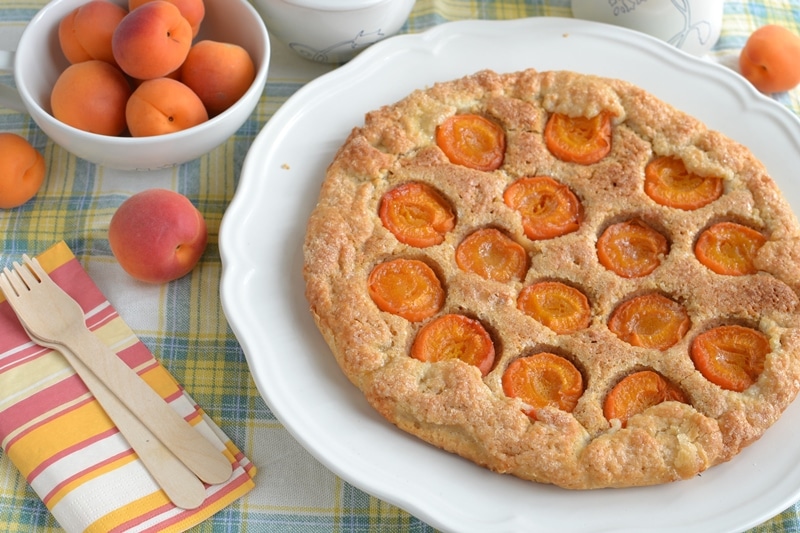 Galette alle mandorle e albicocche