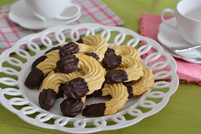Biscotti con cioccolato