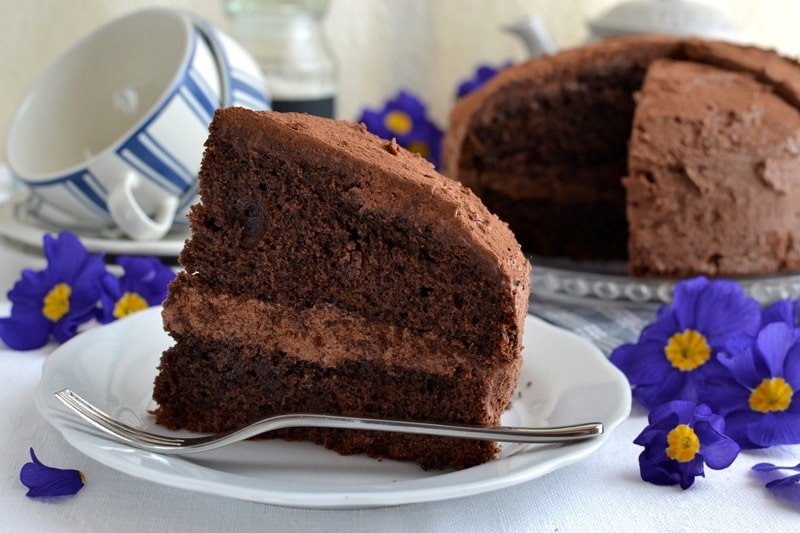 Torta tartufone al cioccolato, caffè e rhum per la festa del papà