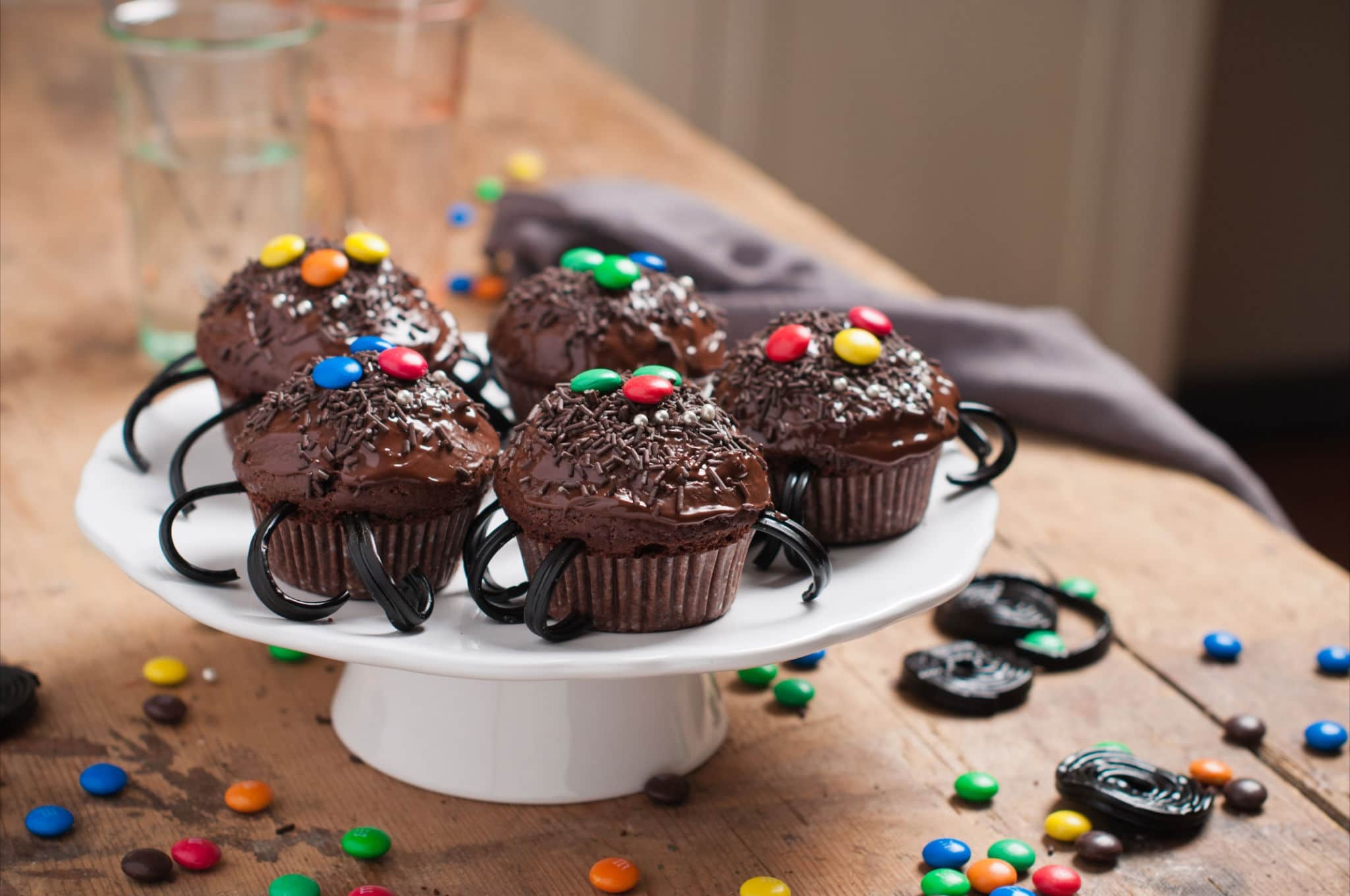Ragnetti muffins Halloween