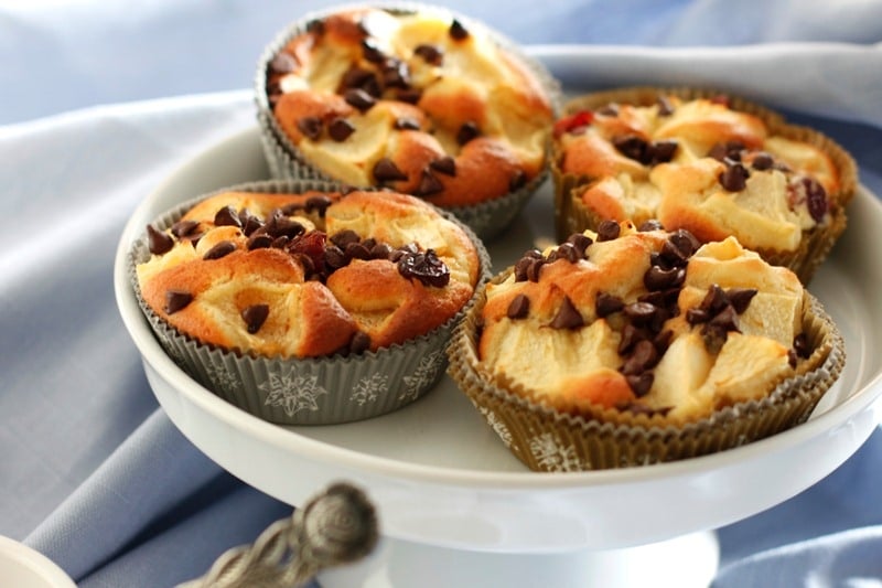 Tortini Mela e cioccolato