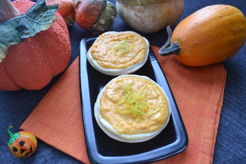 Halloween – Crostatine ricotta e zucca