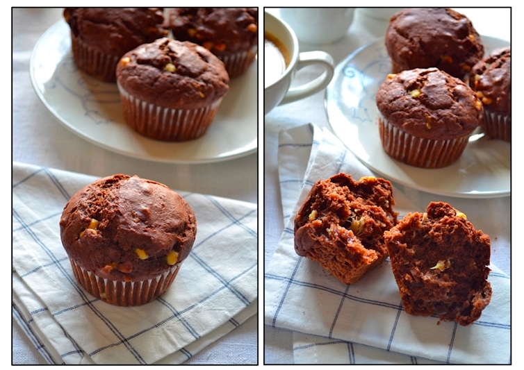 Muffins banana toffee