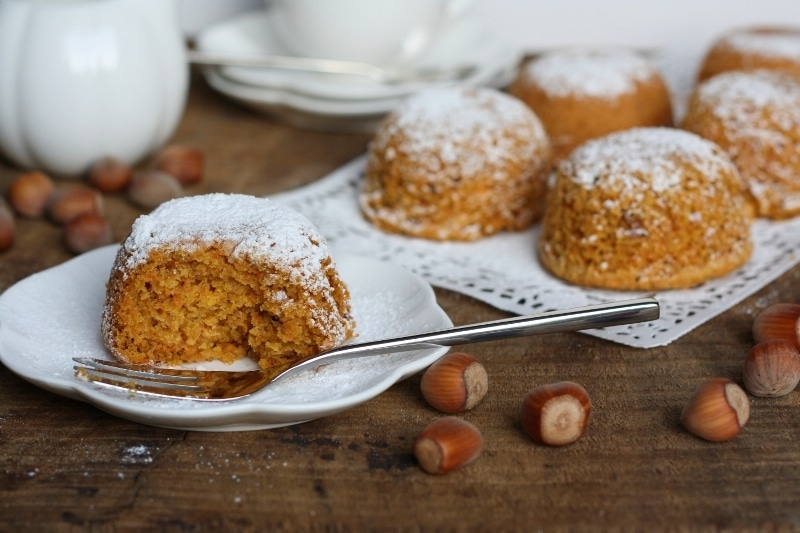 “Coniglietti” Flan alle carote senza uova