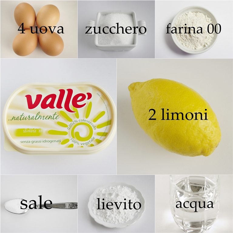 Plumcake al limone: gli ingredienti