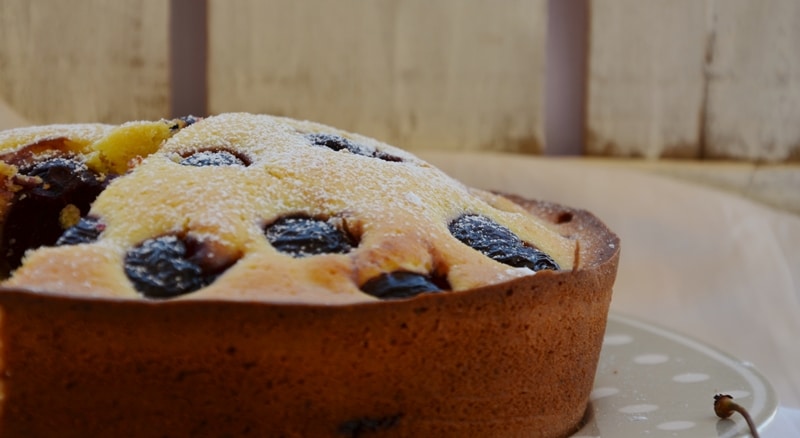 Torta soffice alle ciliegie