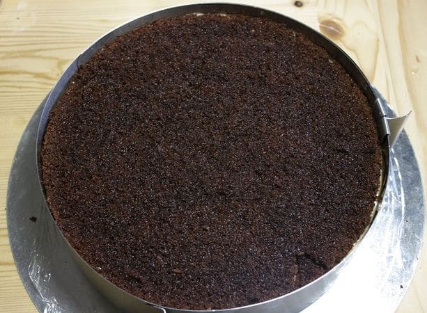 Torta sette veli: mettere in frigo