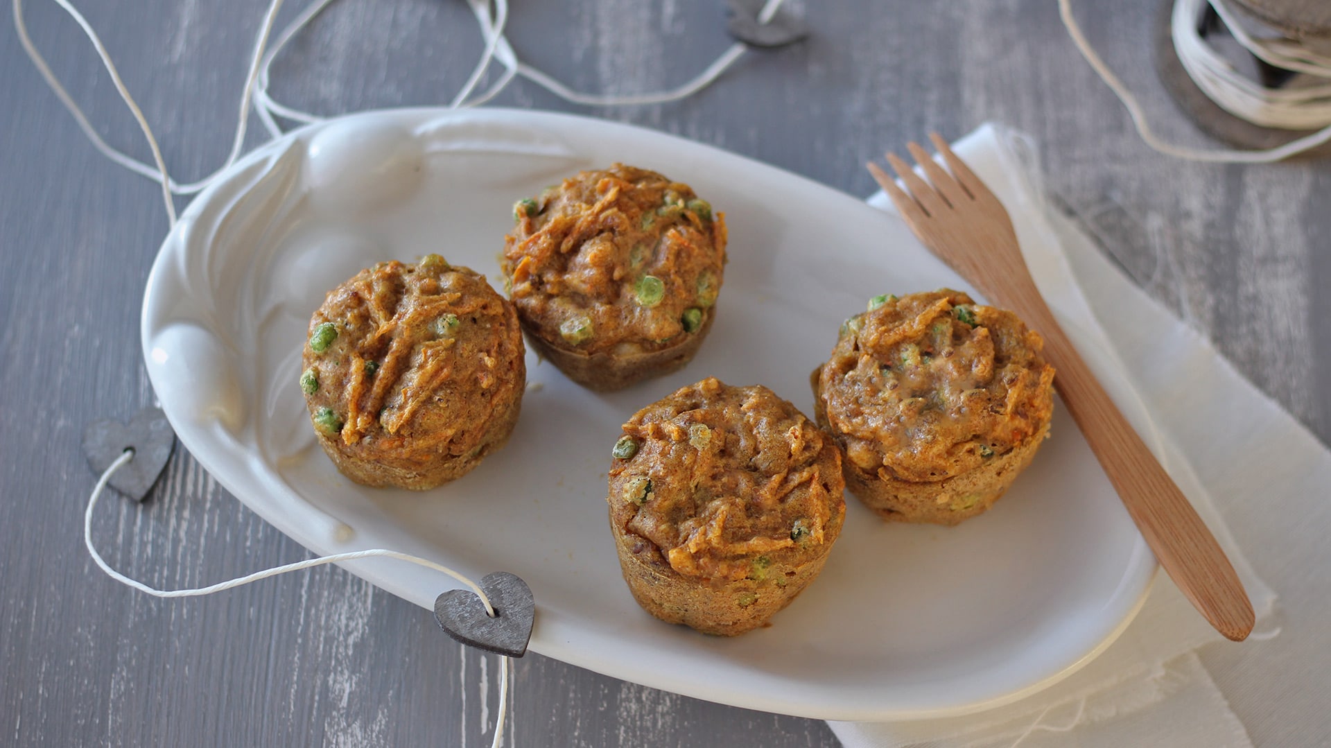 Muffin salati alle verdure