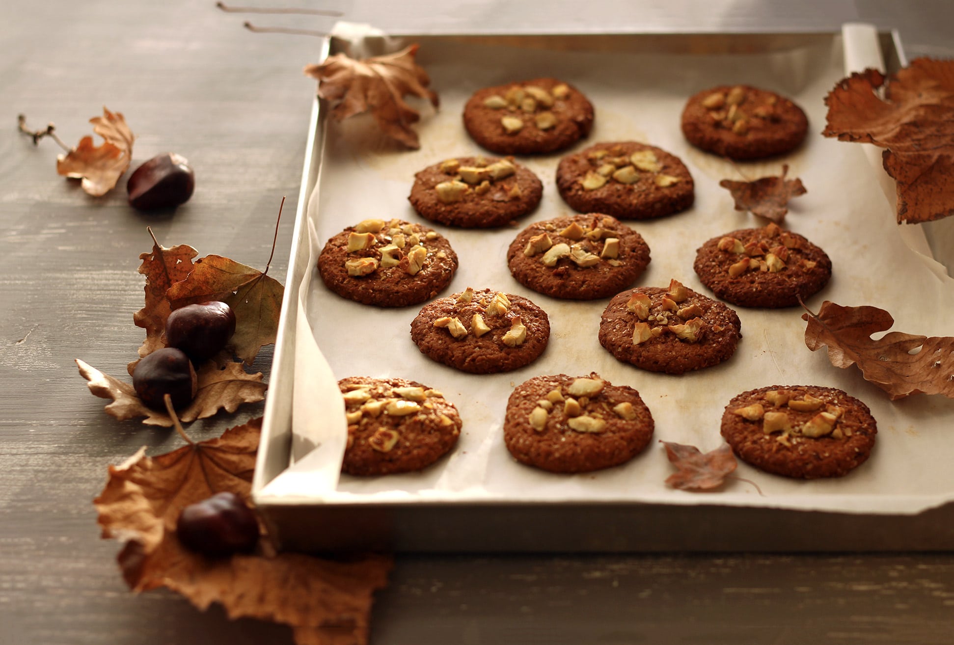 Cookies vegan alle castagne