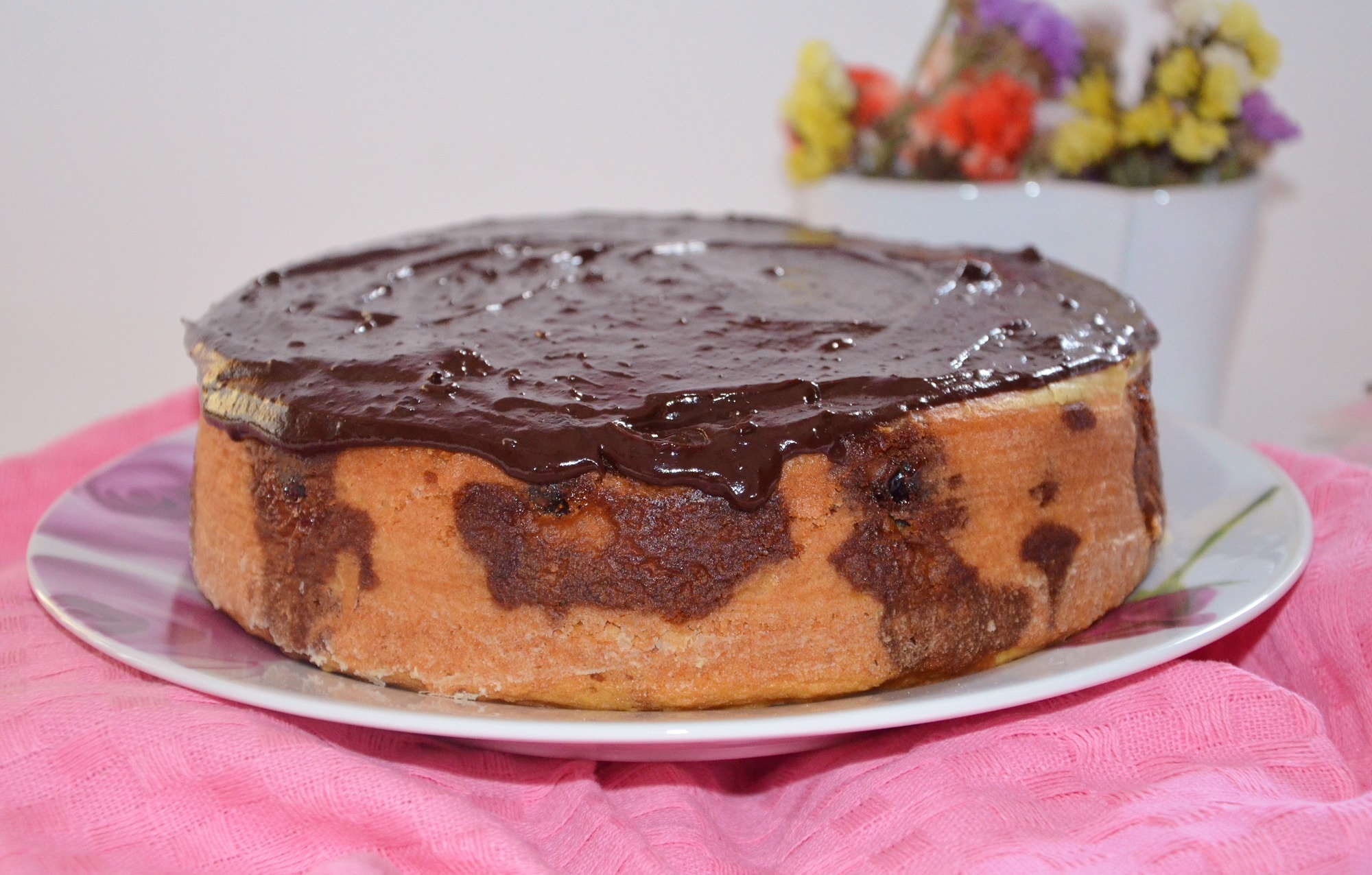 Torta soffice amarene e cioccolato