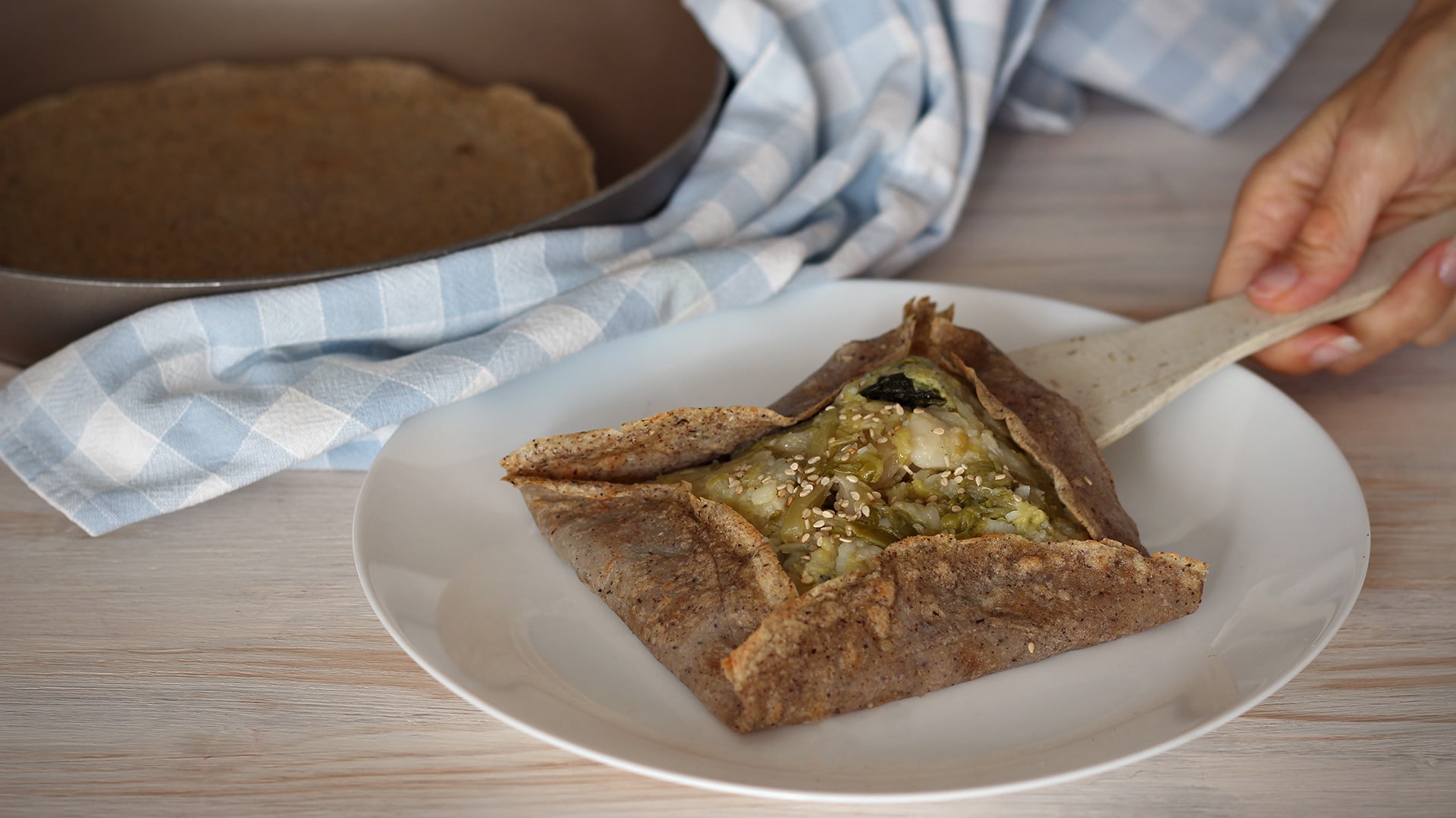 Crepes salate vegan