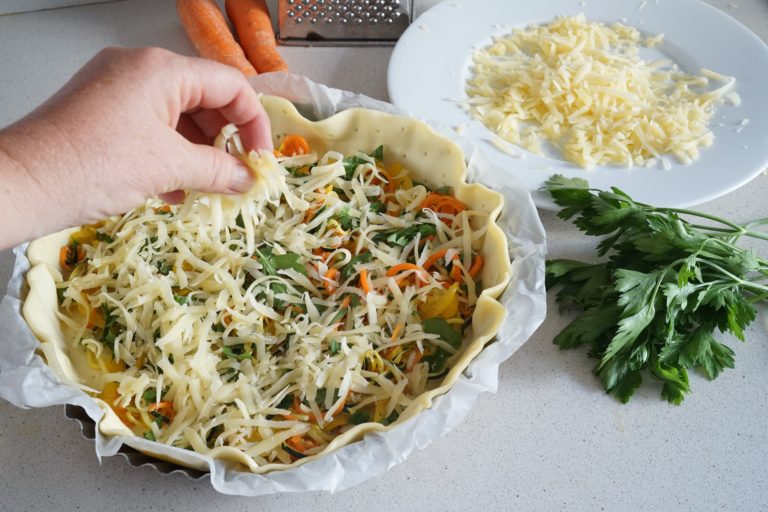 Torta salata con verdure 4