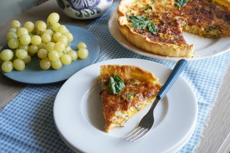 Torta salata con verdure 8