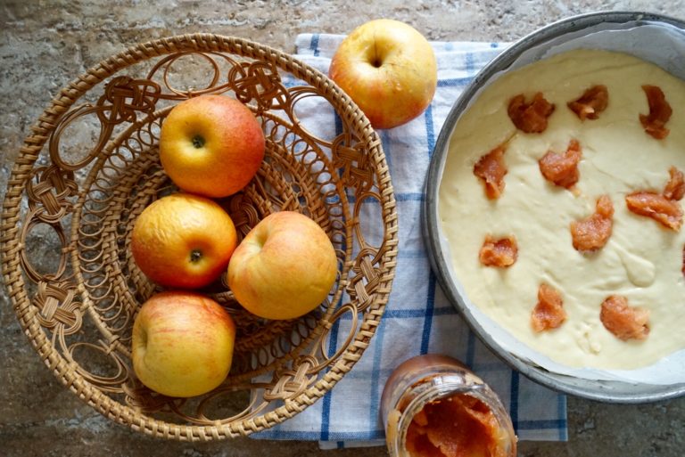Torta di mele e marmellata di mele cotogne 4